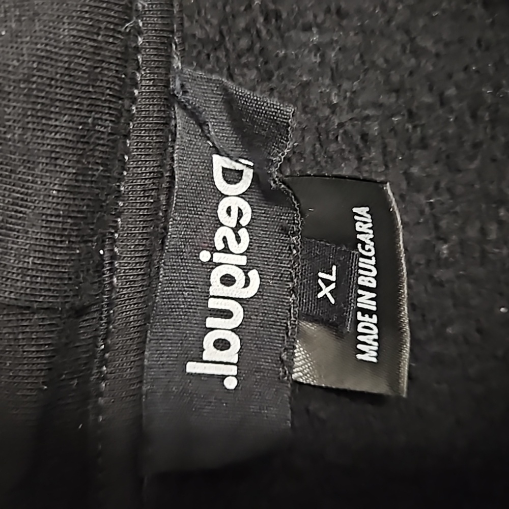 Desigual. Mickey Mouse Black Hooded Sweatshirt - Picture 15 of 16